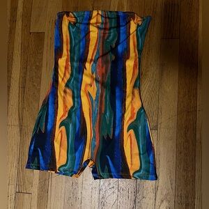 Multicolor Romper from Shein